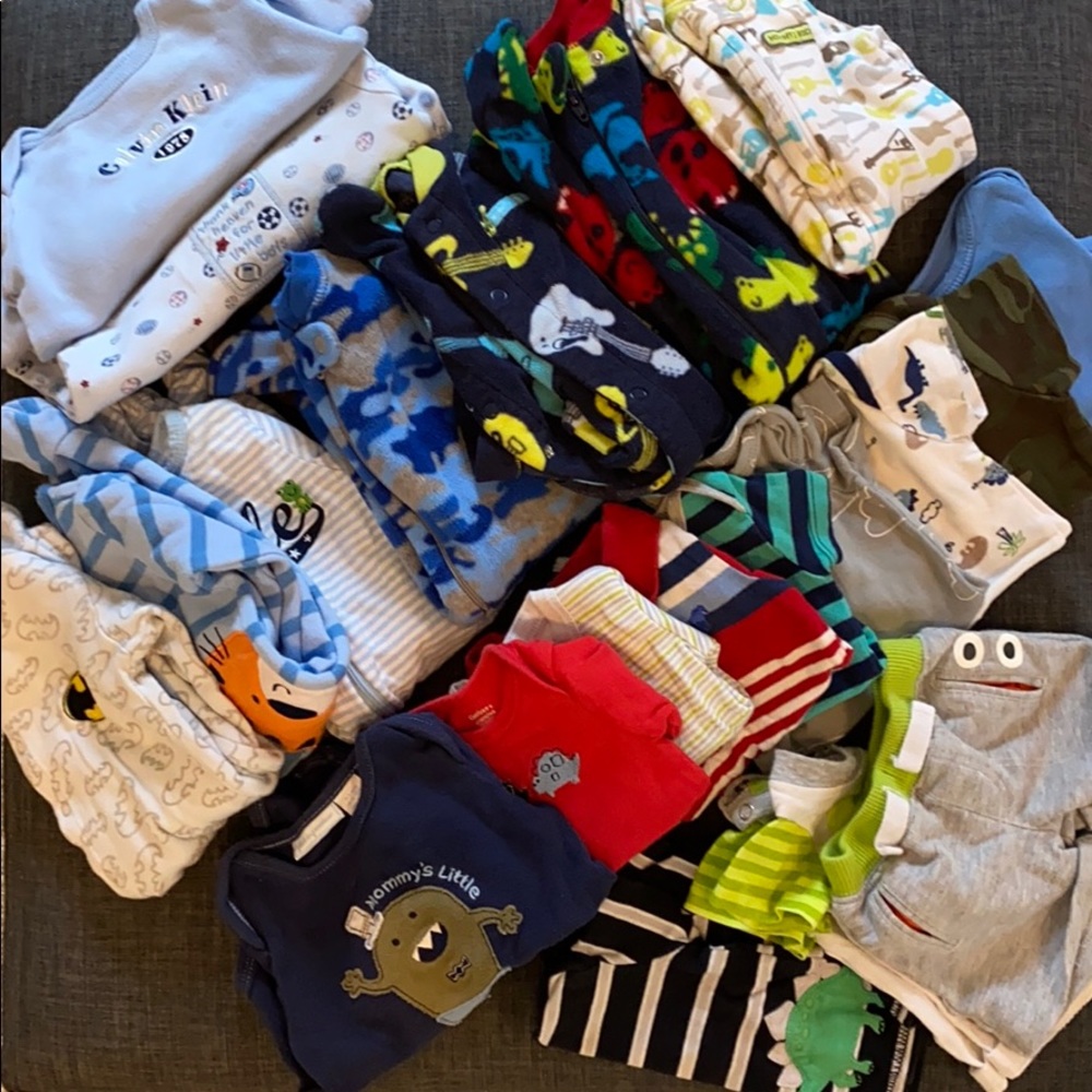 0-3 month boy clothing lot